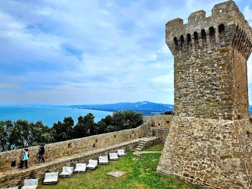 Medieval Tower and Appiani Fortress, Italy